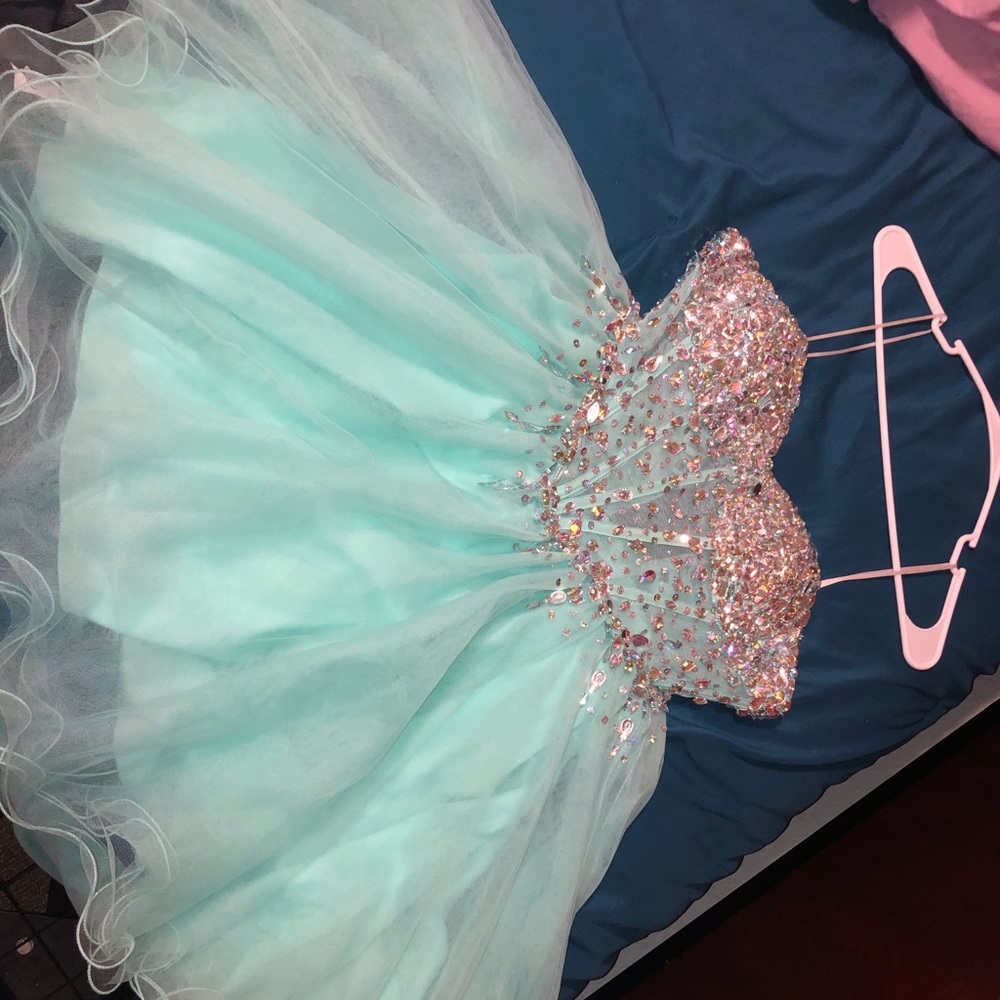 Formal teal dress